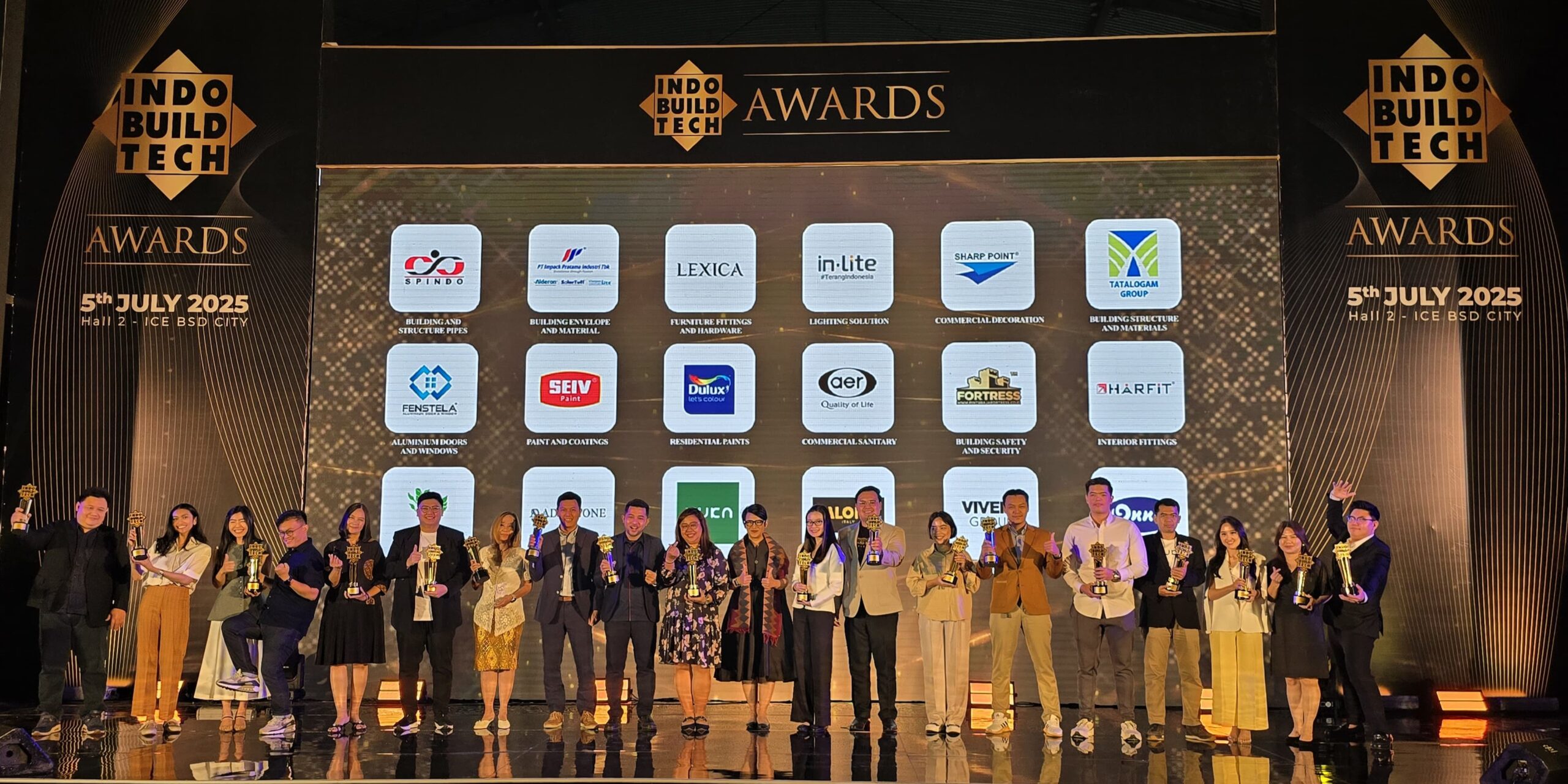 Indo Build Tech Award 2025 best aluminium doors