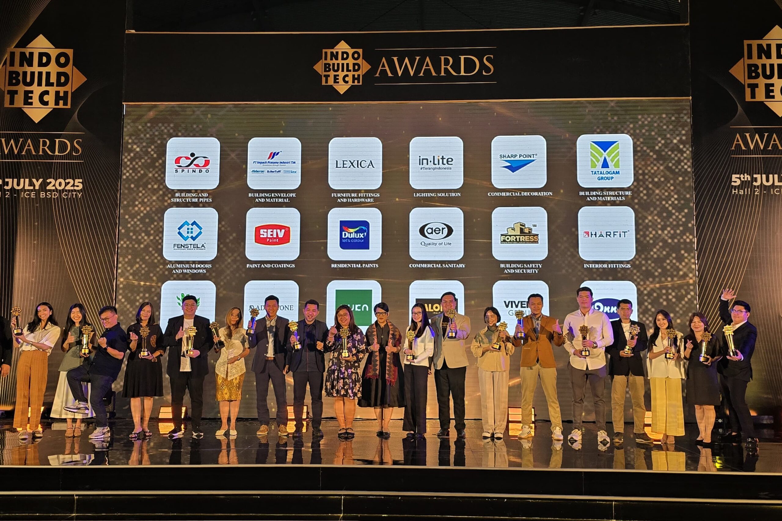 News Indo Build Tech Award 2025 best aluminium doors